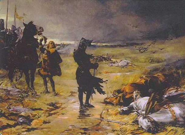 The Black Prince victorious against the French at the Battle of Crécy (Julian Russell Story / Public Domain)