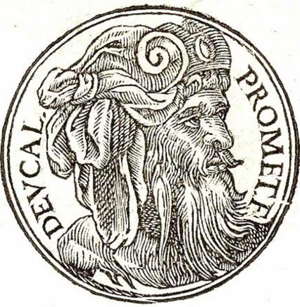 Deucalión de Promptuarium Iconum Insigniorum (dominio público)