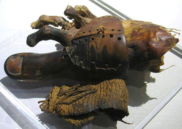 Prosthetic toe from ancient Egypt, now in the Egyptian Museum in Cairo