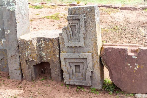 Precisely carved stone at Pumapunku ruins, Pre-Columbian archaeological site, Bolivia. (Matyas Rehak /Adobe Stock)
