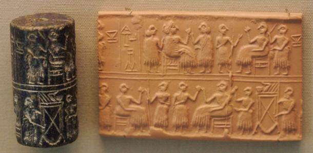 Queen Puabi's Cylinder Seal – several artifacts were discovered at the Royal Cemetery of Ur. (Nic McPhee / CC BY-SA 2.0)
