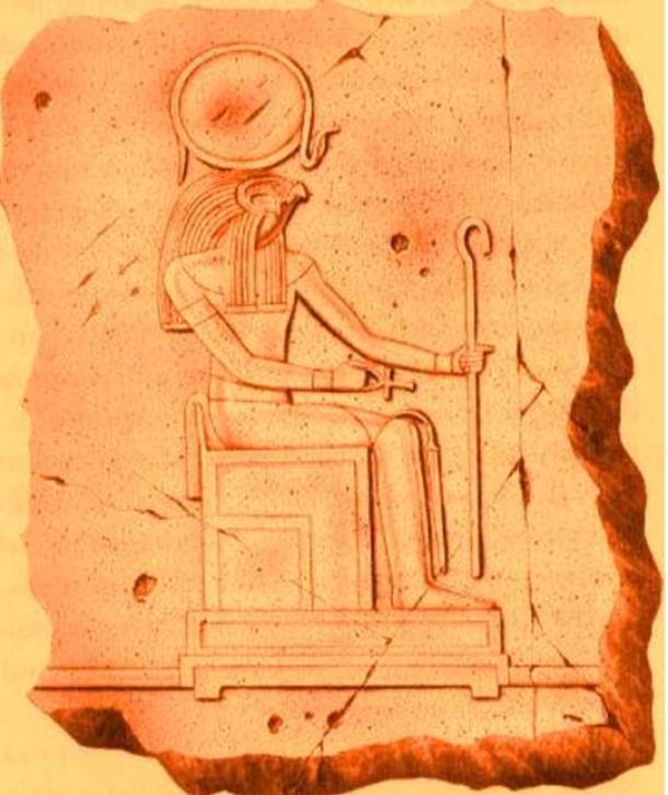 Ra is the sun-god of Heliopolis in ancient Egypt.