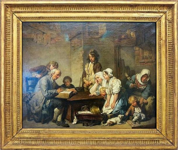 Reading the Bible by Jean-Baptiste Greuze (1755) Louvre Museum. (Public Domain)