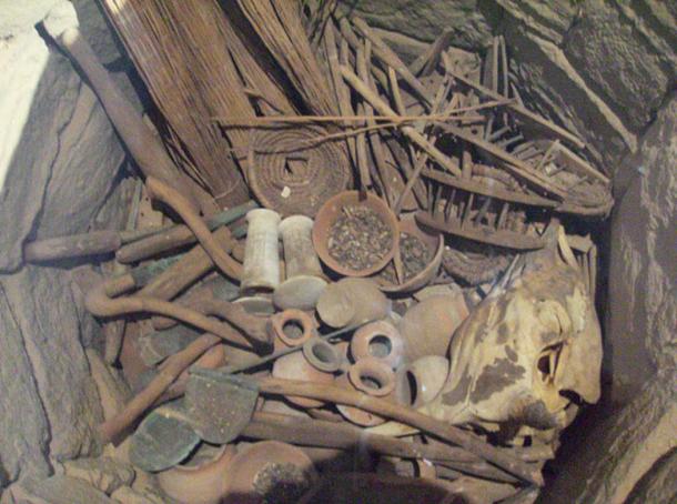 Reconstruction of a Foundation Deposit. Egyptian, Dynasty 18, joint reign of Hatshepsut and Thutmose III ca. 1473-1458 BC. 