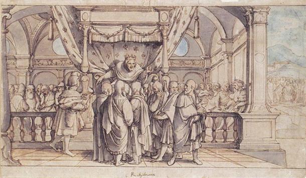 ‘Rehoboam's Insolence’ (1530) by Hans Holbein. (Public Domain)