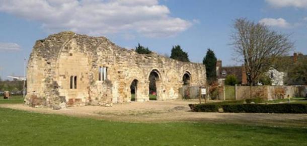 Remains of St Oswalds Priory, Gloucester, burial place of Æthelflæd and Æthelred
