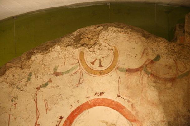 Remains of a mural at Pécs (Mehlich, J / CC BY 3.0)