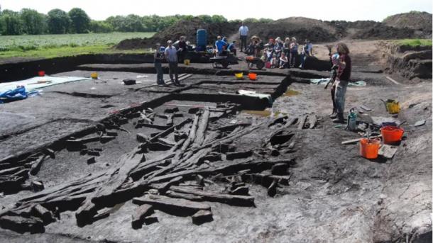 Remains of the earliest dwellings in Britain, found at Star Carr.