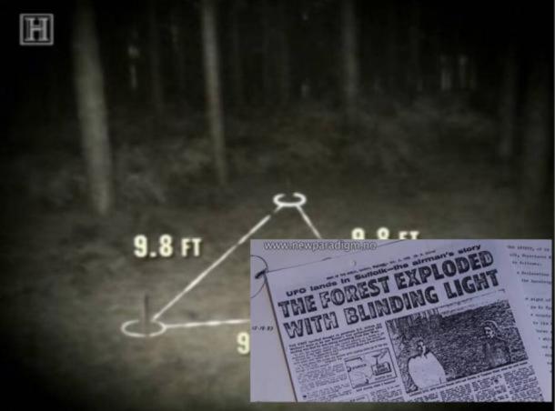 Rendlesham Forest unidentified flying objects incident, Suffolk, UK. (Author provided)