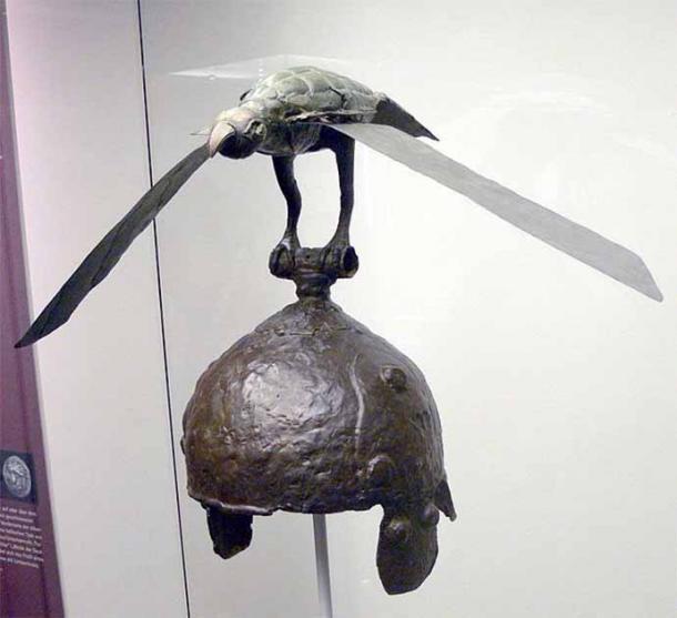 Réplica de un casco celta (siglo III a. C.) de Ciumesti, distrito de Satu Mare (museo del distrito de Satu Mare). Wolfgang Sauber / CC por SA 3.0