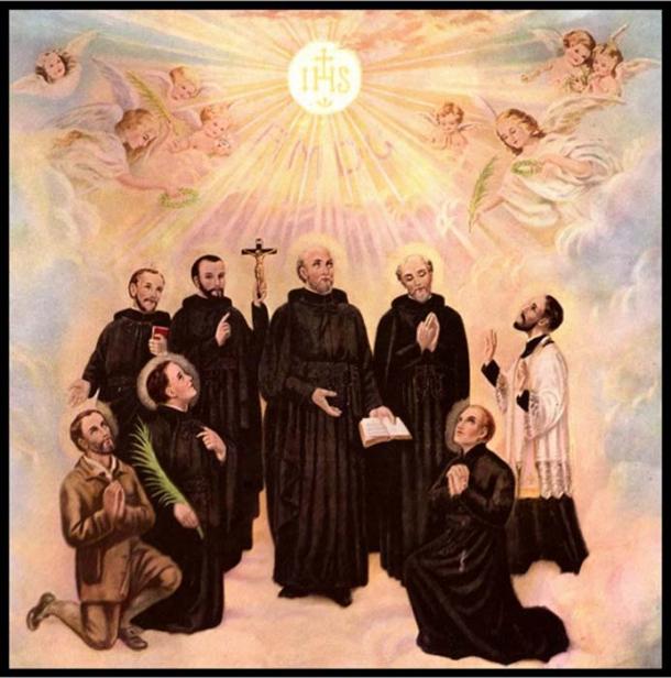 Representation of the North American martyrs. (Communio)