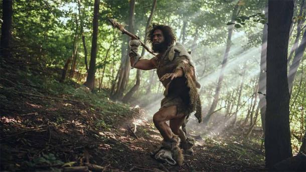 Representación de los primeros cazadores-recolectores humanos, antes del desarrollo de la agricultura milenaria. (Gorodenkoff/Adobe Stock)