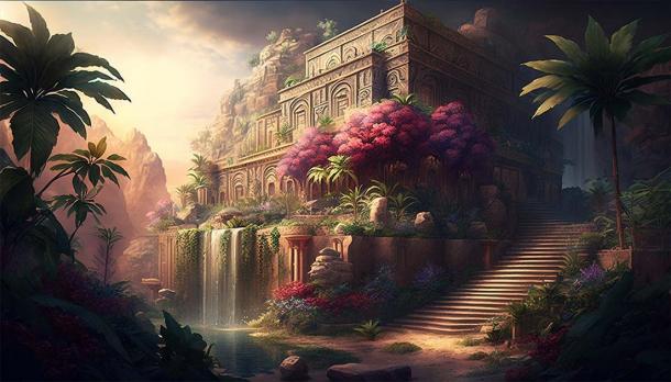 Representational image of the Hanging Gardens of Babylon. (Biplob / Adobe Stock)