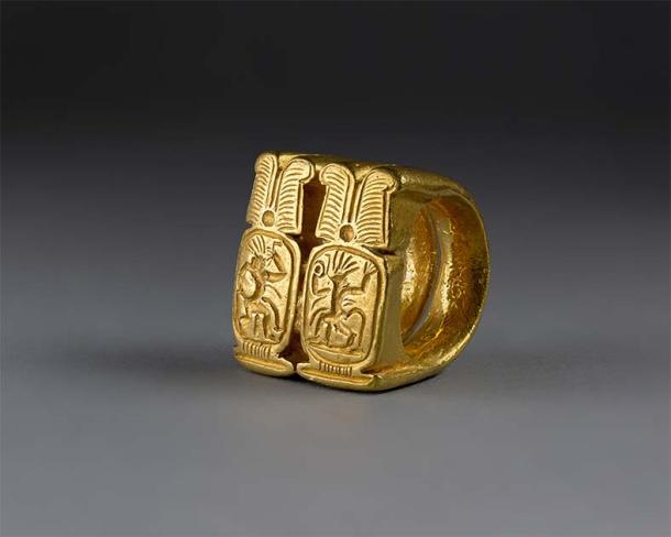 Representational image of a Bes Ring. In the case of the teratoma-suffering woman who was buried at Amarna, researchers have argued that the Bes ring was a magico-medical object used to alleviate her symptoms. (Public domain)