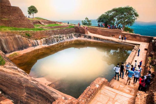 The Man-Made Reservoir at Sigirya rock fortress. Source: Aleksandar Todorovic / Adobe Stock.