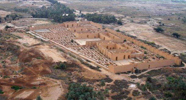 Restored ruins in ancient Babylon, Mesopotamia. (juerpa68 / Adobe Stock)