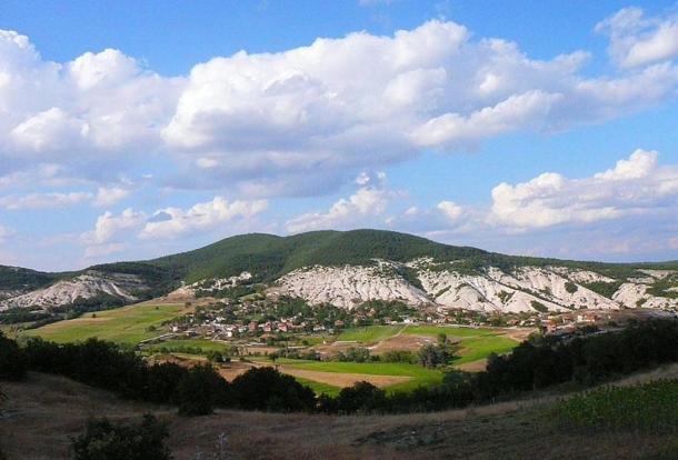 The artifact was discovered in a town located in the Rhodope Mountains (pictured), Bulgaria 