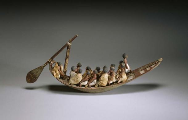 Model of a River Boat.