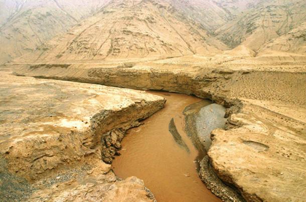 River in Kunlun Mountain, Qinghai, China.