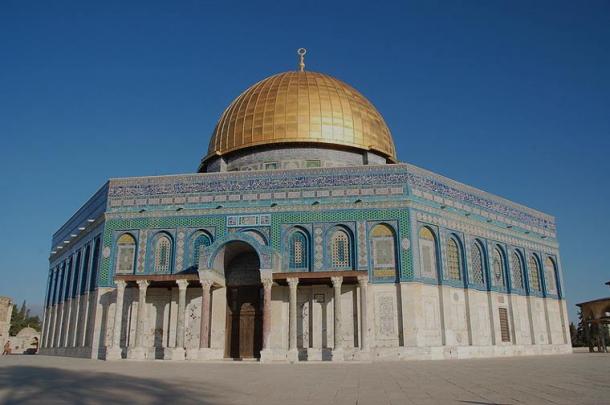 The Dome of The Rock Mosque, in the temple mount, Jerusalem, Israel (Wikimedia Commons)
