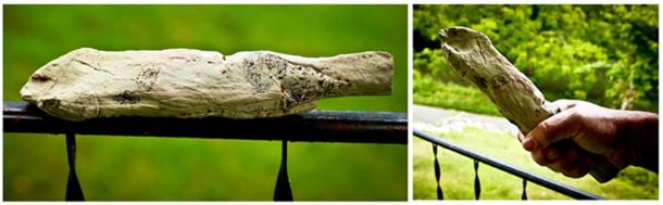 Rock cuts or possible petroglyphs