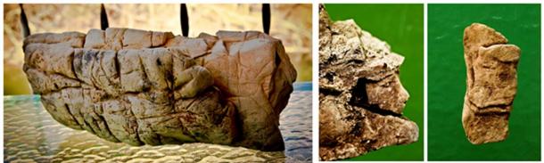 Rock cuts or possible petroglyphs