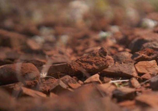 Rocks in the Pilbara, in Western Australia - the home of the ancient stromatolites, microbial remains.