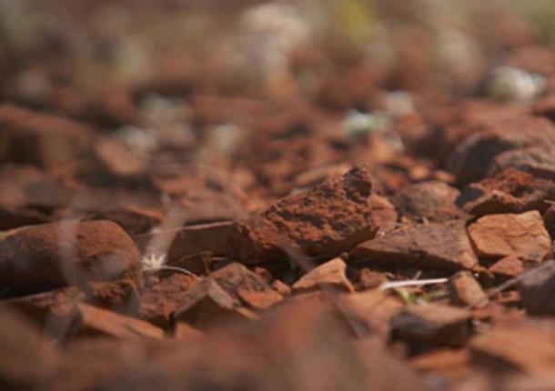 Rocks in the Pilbara - the home of the ancient stromatolites, microbial remains. (UNSW)