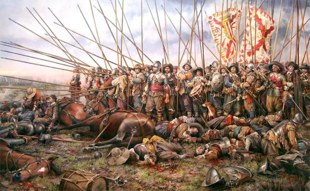 The Battle of Rocroi was the end of the Spanish Empire’s dominance in Europe. (Soerfm / CC BY-SA 3.0)