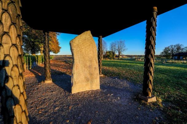 The Rök stone - the most famous runestone in Sweden. Credit: rolf_52 / Adobe Stock
