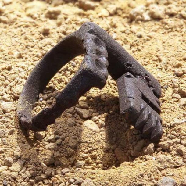 Roman Key wedding ring. This ring was made of iron and worn by the wife. (Rama/ CC BY SA 2.0 fr )