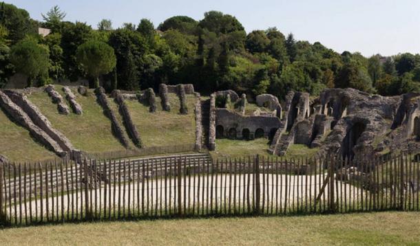 The Roman arena in Saintes, France