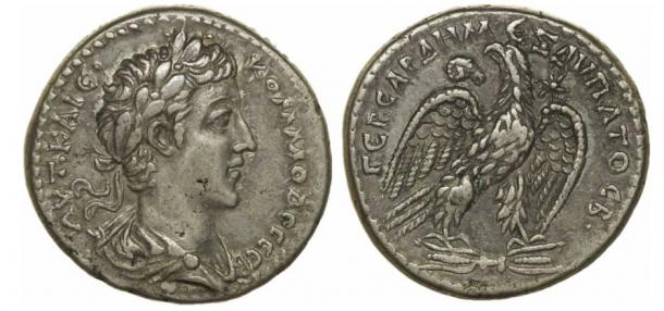 Monedas romanas con Commodus.