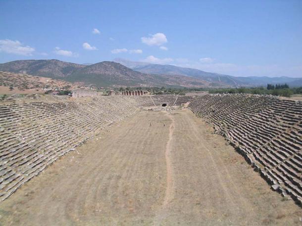 Roman hippodrome in the ancient city of Aphrodisias, Turkey