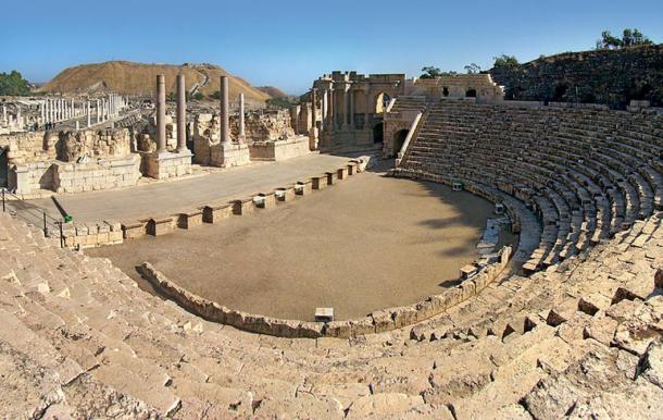 Roman theater of Scythopolis, Beit She'an, Israel.
