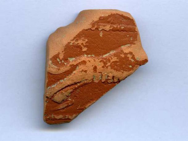 Ejemplo de cerámica romana descubierta en el sitio de Five Mile Lane en Gales. (Rubicon Heritage Services Ltd)