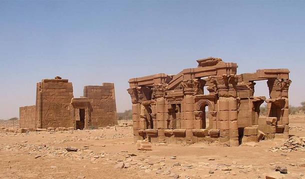 Roman Kiosk and Apedamak (lion god) temple in Naqa, Nubia Sudan. (LassiHU/CC BY-SA 4.0)