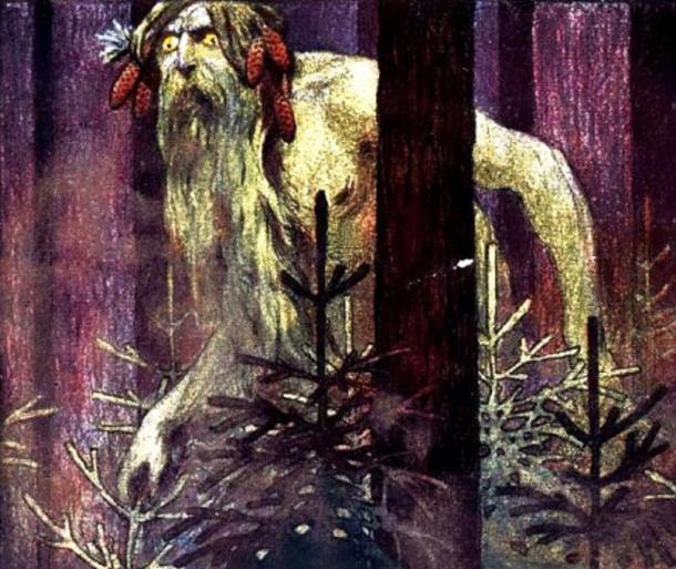 Artistic representation of a Romanian giant.