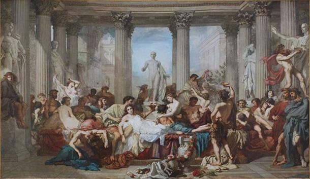 ‘Romans during the Decadence’ (1847) by Thomas Couture.