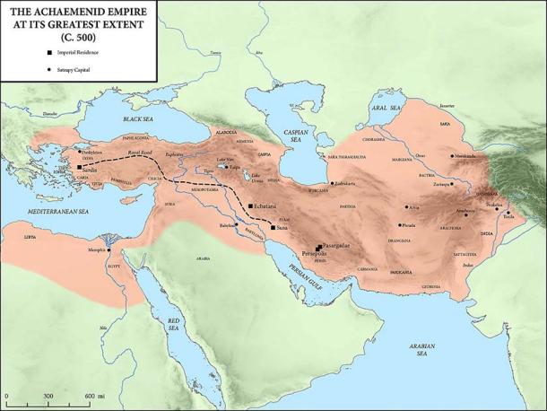The Romans adapted their state post from the ancient Persian network of the royal mounted couriers, refining it to their famous Cursus Publicus. (पाटलिपुत्र/CC BY-SA 4.0)