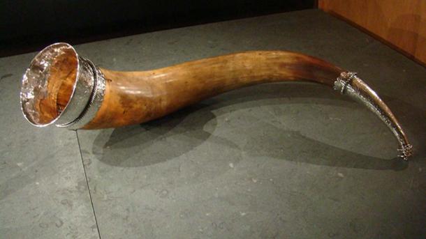 The Roordahuizum drinking horn, made in the mid-16th century by silversmith Albert Jacobs Canter.
