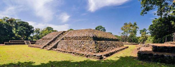 Ruins at Izapa, Chiapas, Mexico.