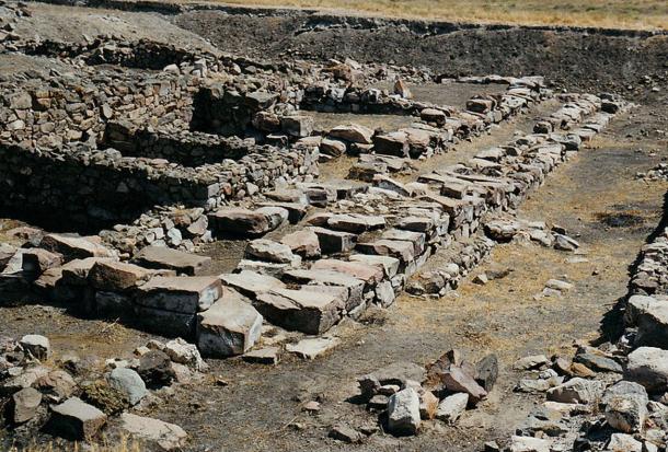 Ruins of  Hittite Palace at Kultepe, Turkey