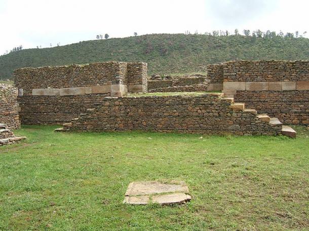 uins of Dungur Palace, Aksum, Ethiopia.