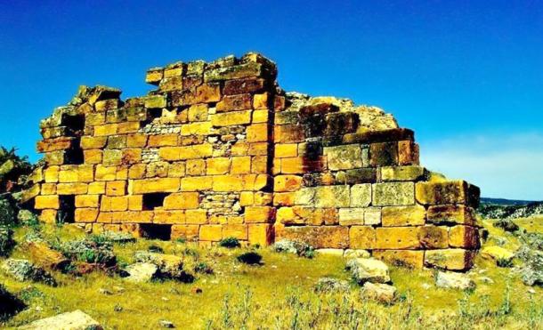 Ruins of Tripoli, a city of the ancient kingdom of Phrygia located in what is now Turkey.