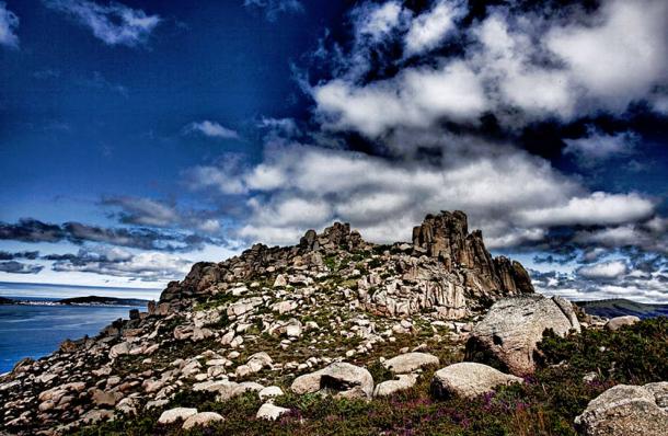 Ruins of the Castle of St. George.