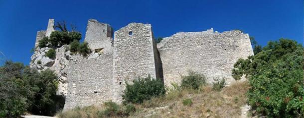 Ruins of the Castle of Oppède le Vieux, Vaucluse, France