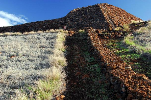 Ruins of the Pu'ukoholā heiau, one of many spiritual sites built by the earliest Hawaiian people