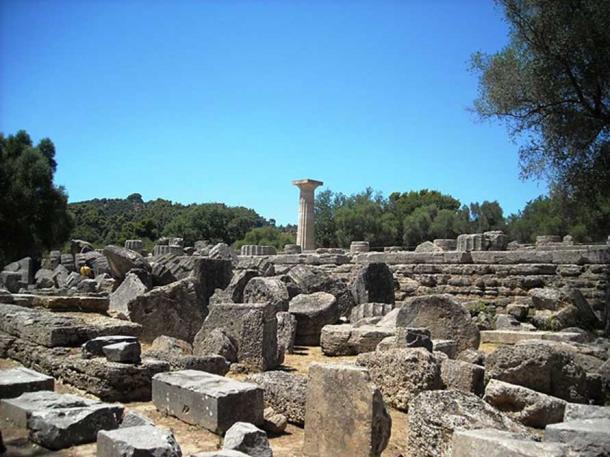 Ruins of the Temple of Zeus, Olympia. (Elisa.rolle/CC BY SA 4.0)
