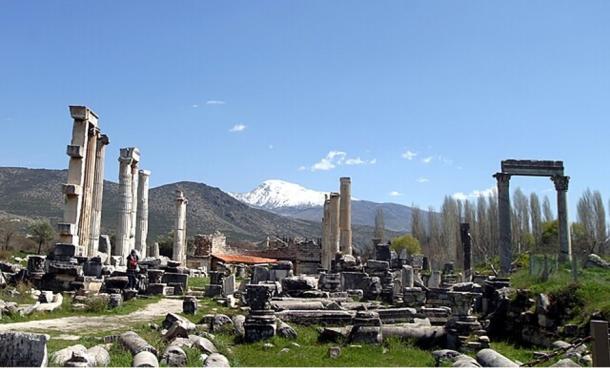 Ruins of the ancient city of Aphrodisias.